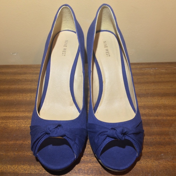 blue heels size 12